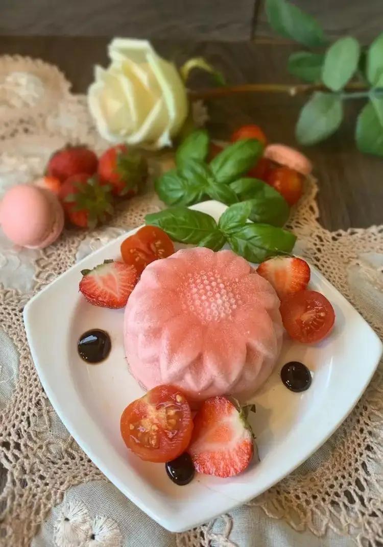 Ricetta Panna Cotta Fragole e Pomodori di Ortensio