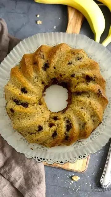 Ricetta Ciambella di Banana Senza Zucchero di Ortensio