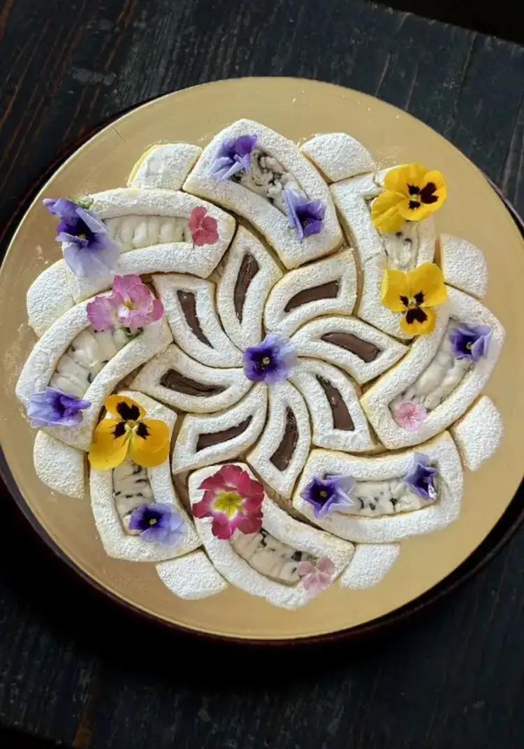 Ricetta Biscrostata in Fiore di Ortensio