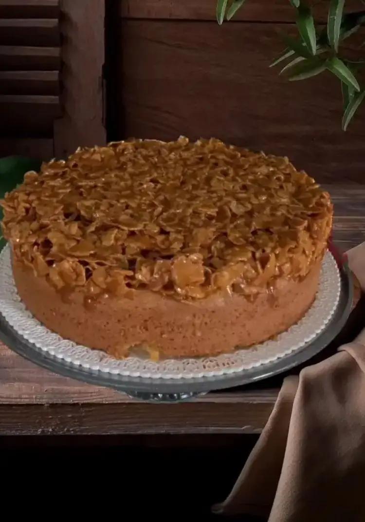 Ricetta Torta di Mais, Avena e Patata Dolce con Cornflakes Caramellati di Ortensio