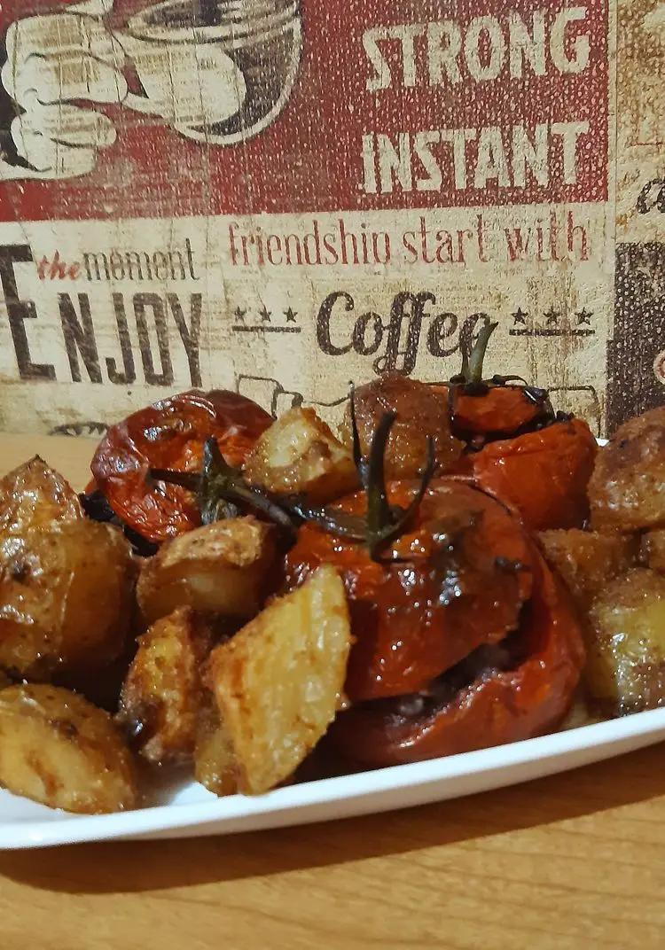 Ricetta Pomodori ripieni con riso venere e deliziose patate  di ledelizieditizy