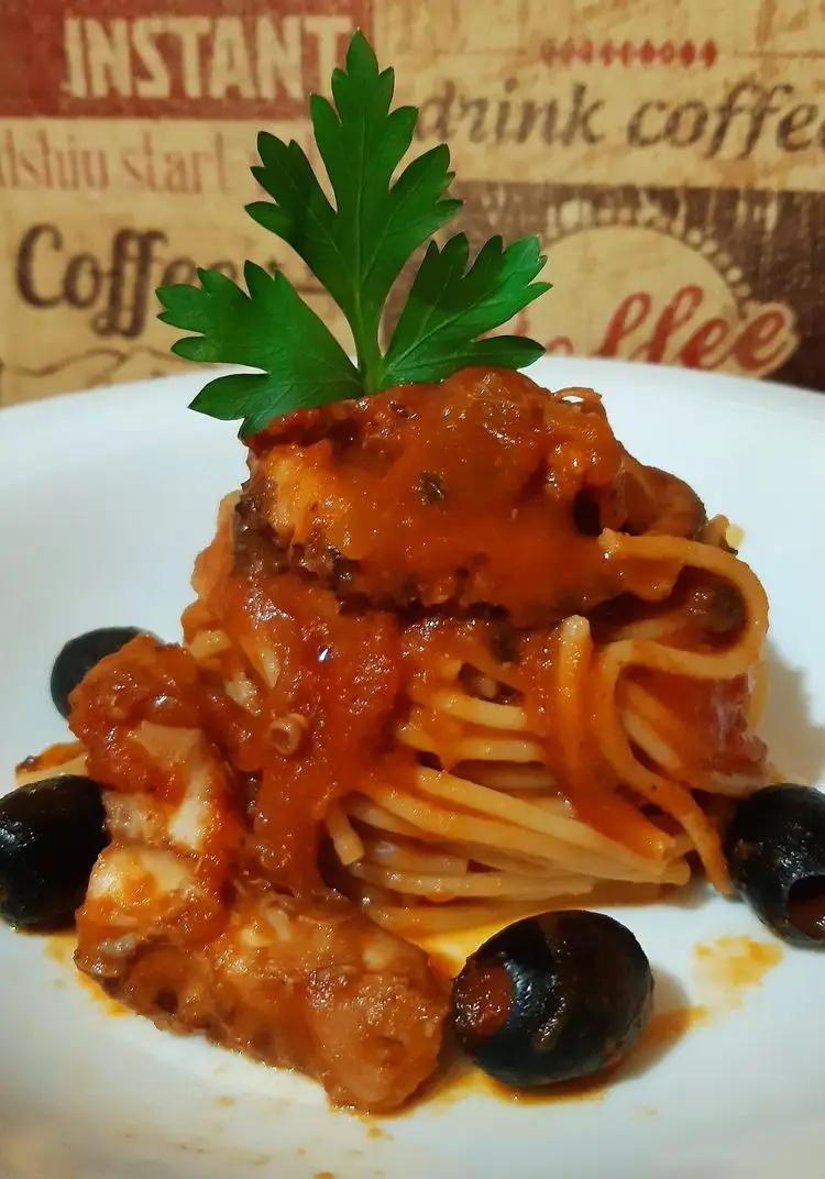 Ricetta Spaghetti con polpo alla luciana di ledelizieditizy