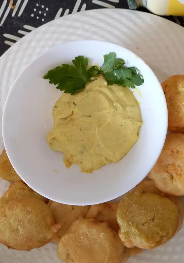 Ricetta Frittelle di ceci,patate e gamberi con maionese al curry di idilelio79