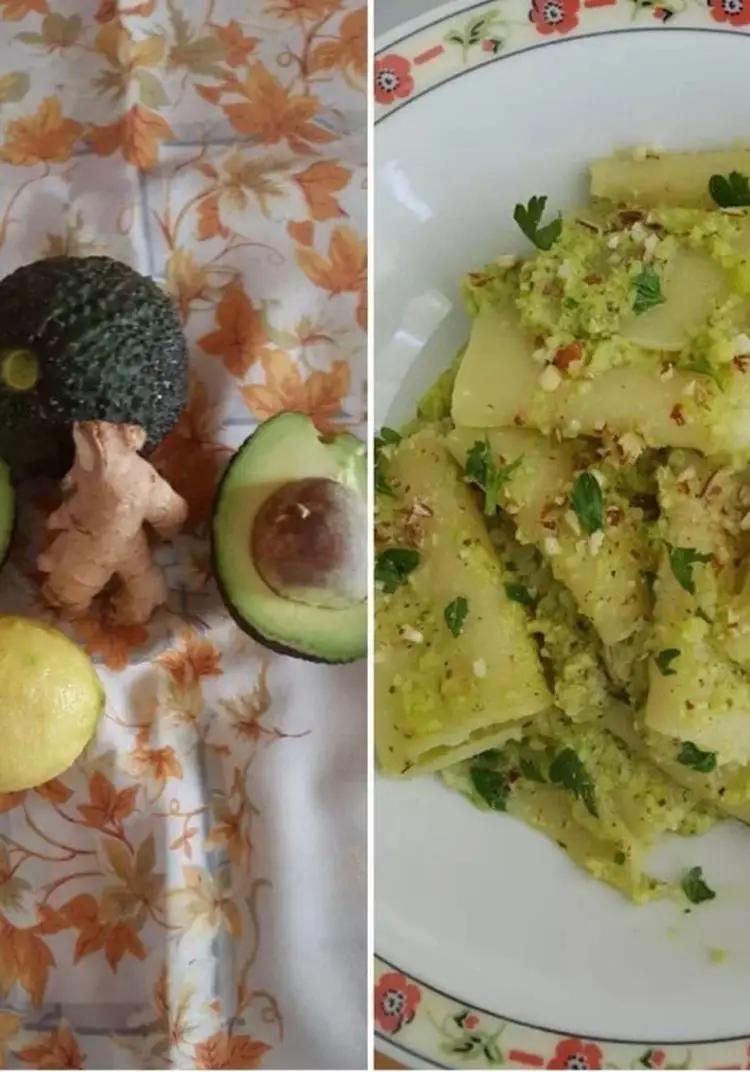 Ricetta Paccheri con avocado di ospitevegetariano