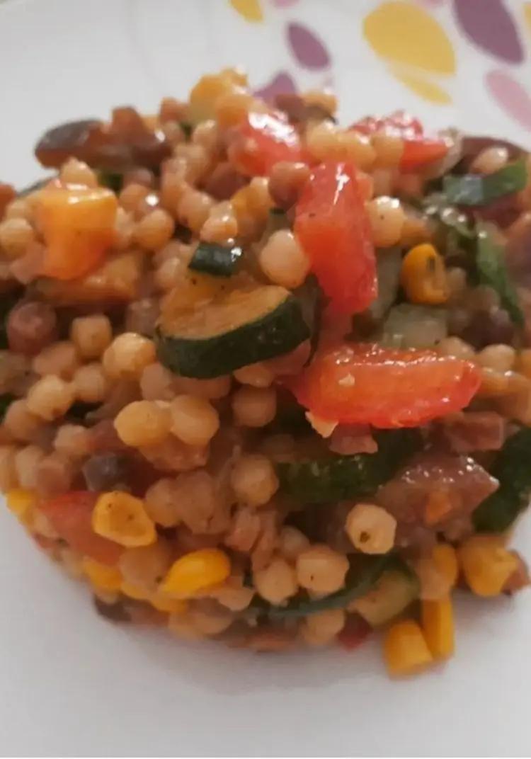 Ricetta Fregola  con verdure di annamariaincucina