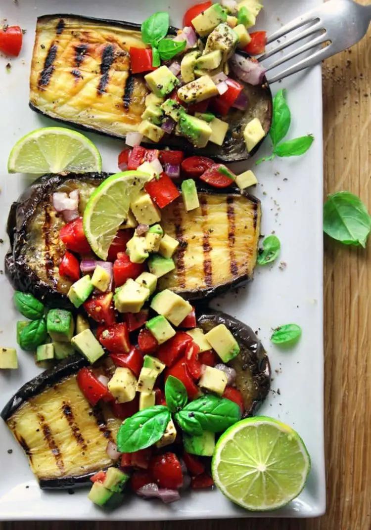 Ricetta Melanzane grigliate con dadolata di verdure di annamariaincucina