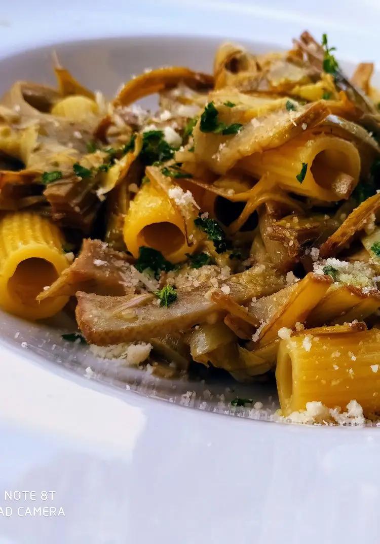 Ricetta Rigatoni con carciofi! di ilaria416