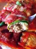 Immagine del passaggio 9 della ricetta Cannelloni di zucchine farciti con ricotta prosciutto e mozzarella!