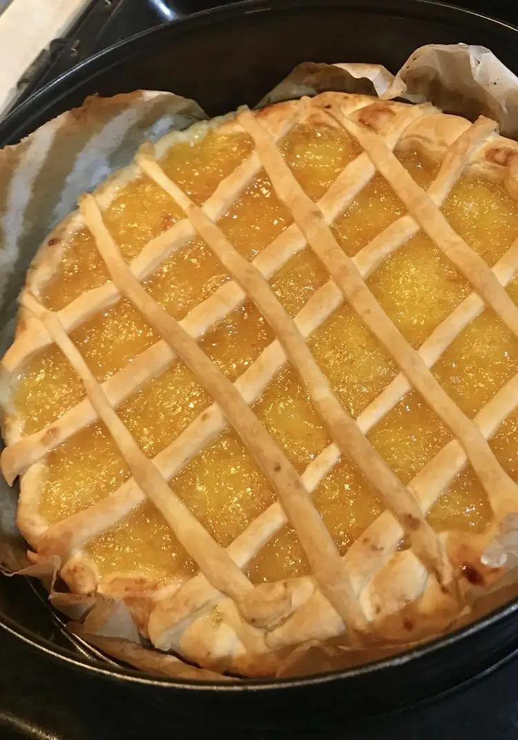 Ricetta Crostata di pasta sfoglia con marmellata di mandarino 🍊 di gelfomarco