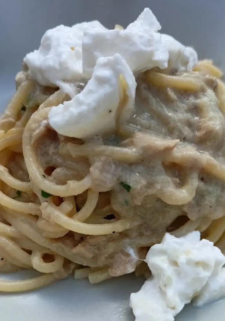 Ricetta Spaghetti tonno e burrata di Le_ricette_di_Romina_