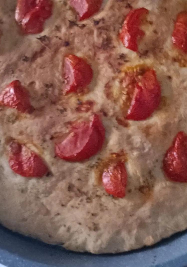 Ricetta Focaccia bianca con pomodorini di sergioforcella9
