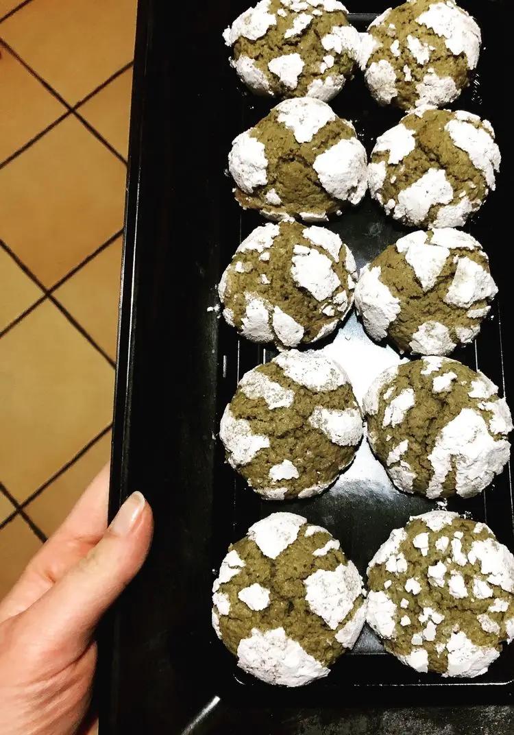 Ricetta Matcha Crinkle Cookies di euridic3