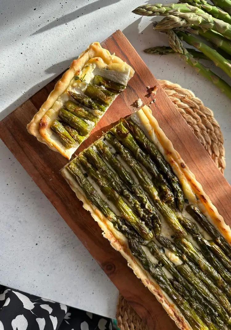 Ricetta Torta salata con pasta matta, asparagi e ricotta di pecora di valechecucina