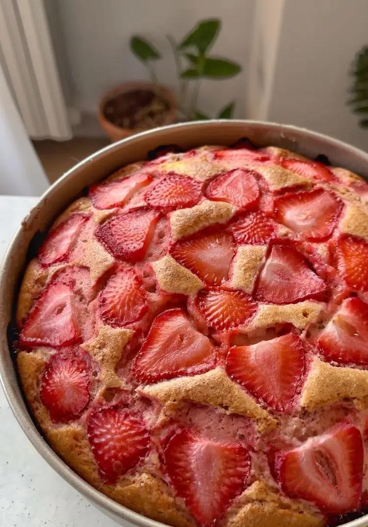 Ricetta Torta pan di fragole di valechecucina