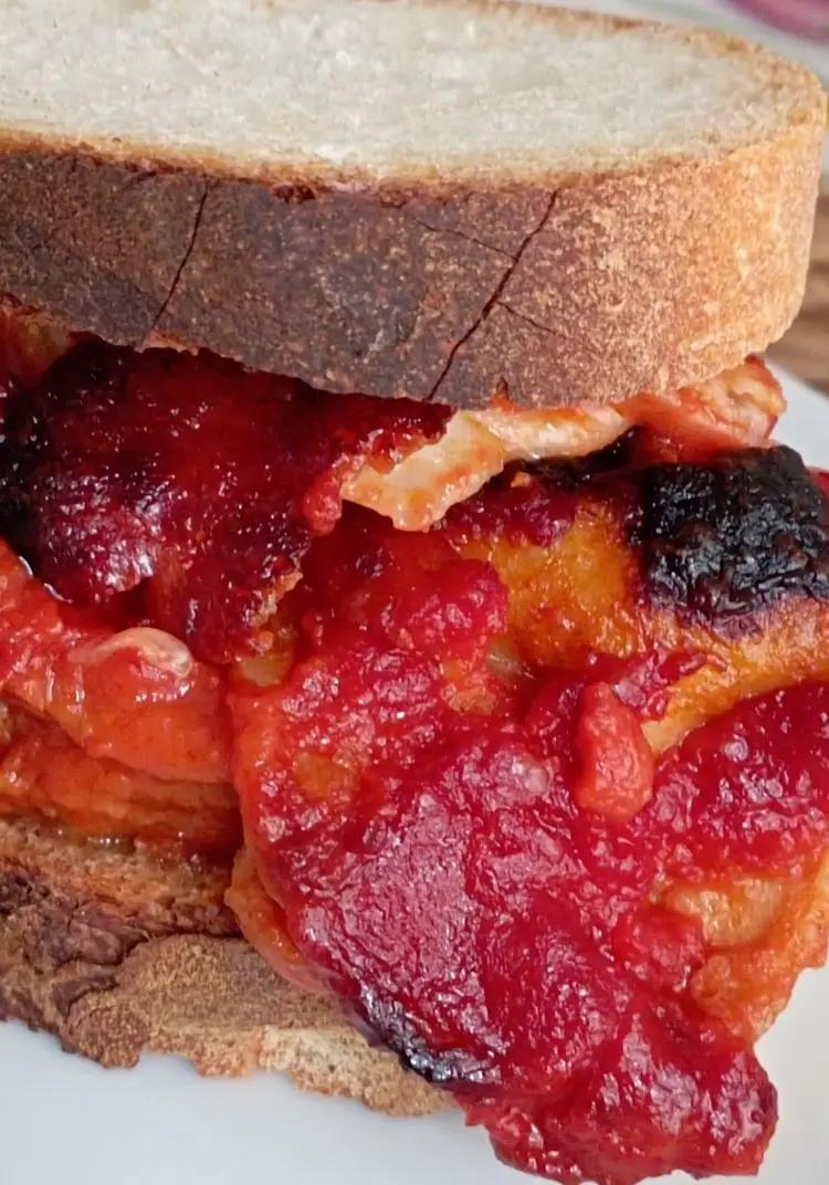 Ricetta Pane casereccio con parmigiana di melanzane di enza4