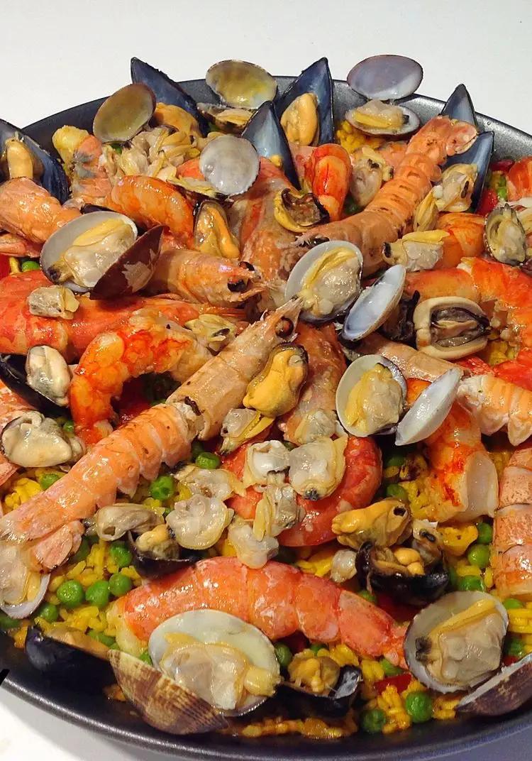 Ricetta Paella di pesce di marzia4