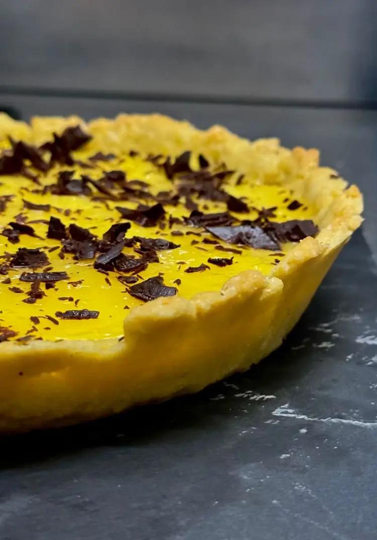 Ricetta Lemon tart al cioccolato fondente di ilcu_ciniere