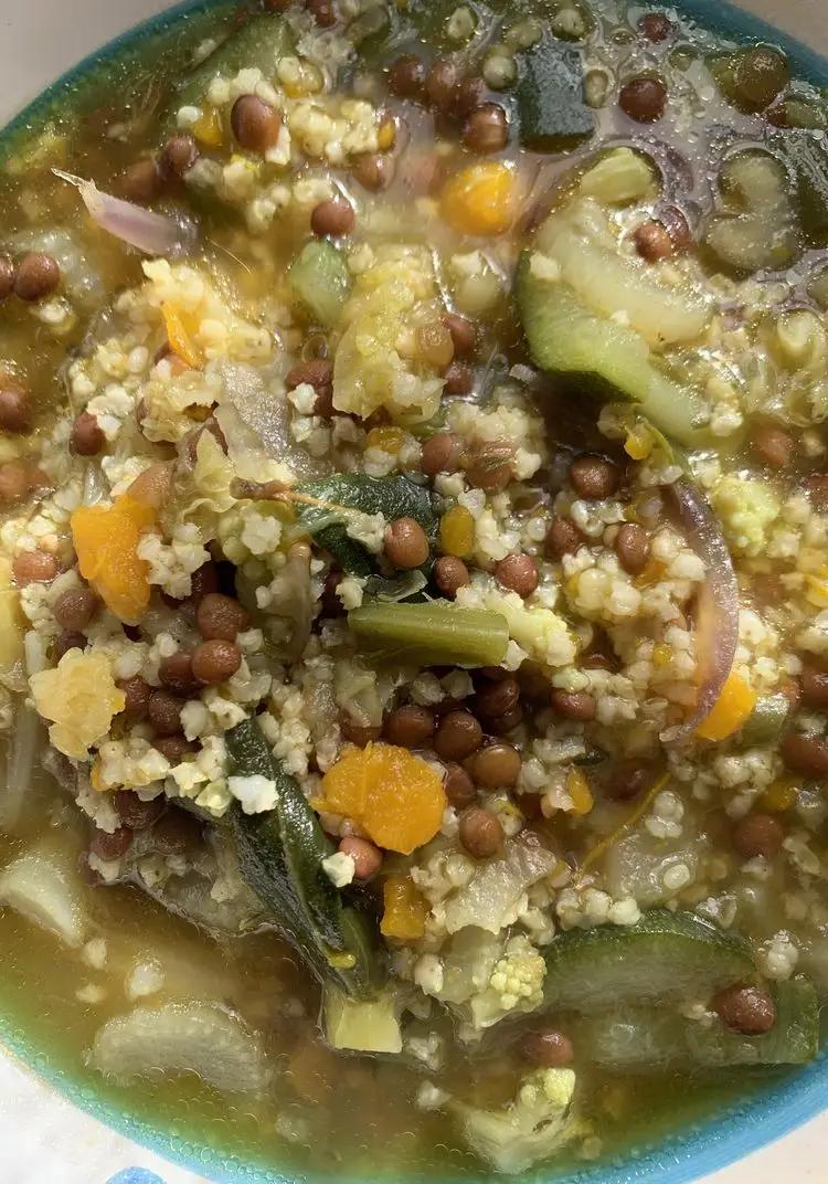 Ricetta Zuppa di miglio e lenticchie di unamelaperamica