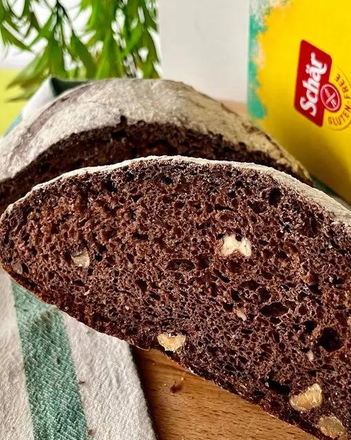 Ricetta Pane cacao e frutta secca SENZA GLUTINE 🍞🍫 di ricettinaeasy