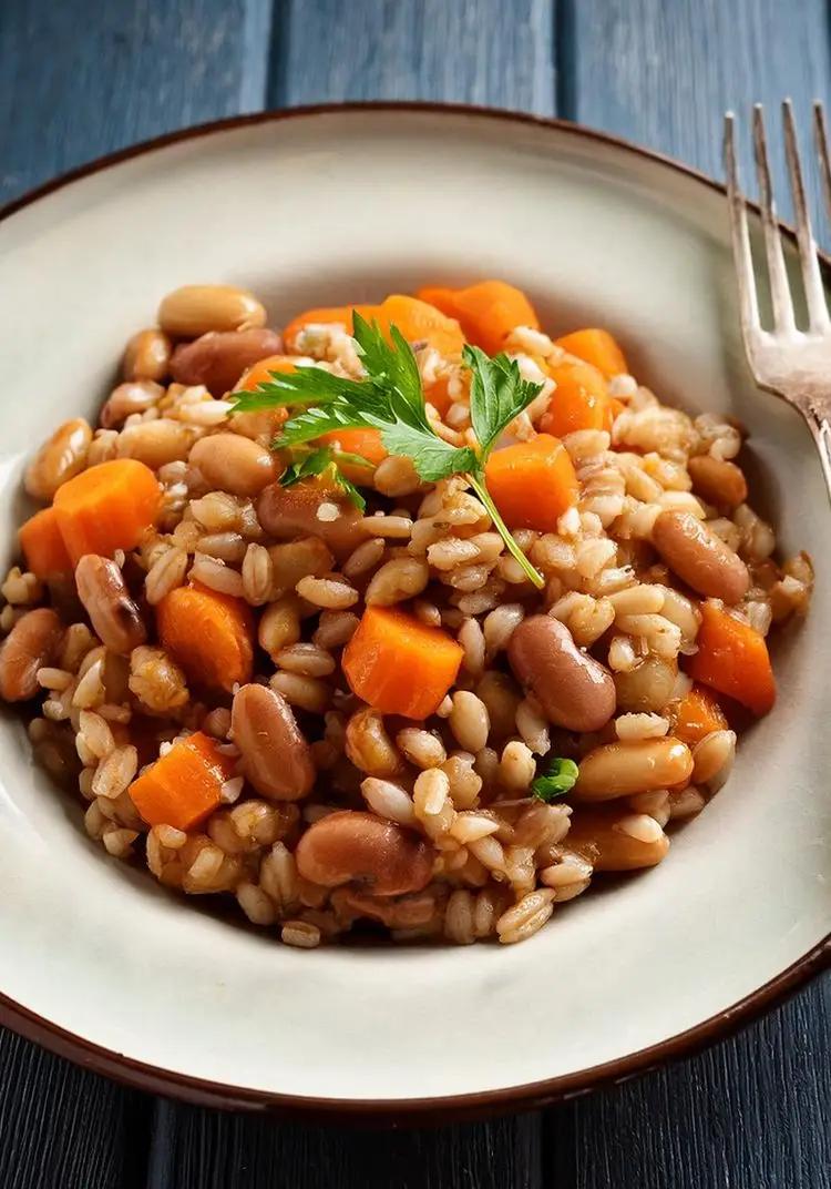 Ricetta Farro con fagioli e carote di marina_fratton