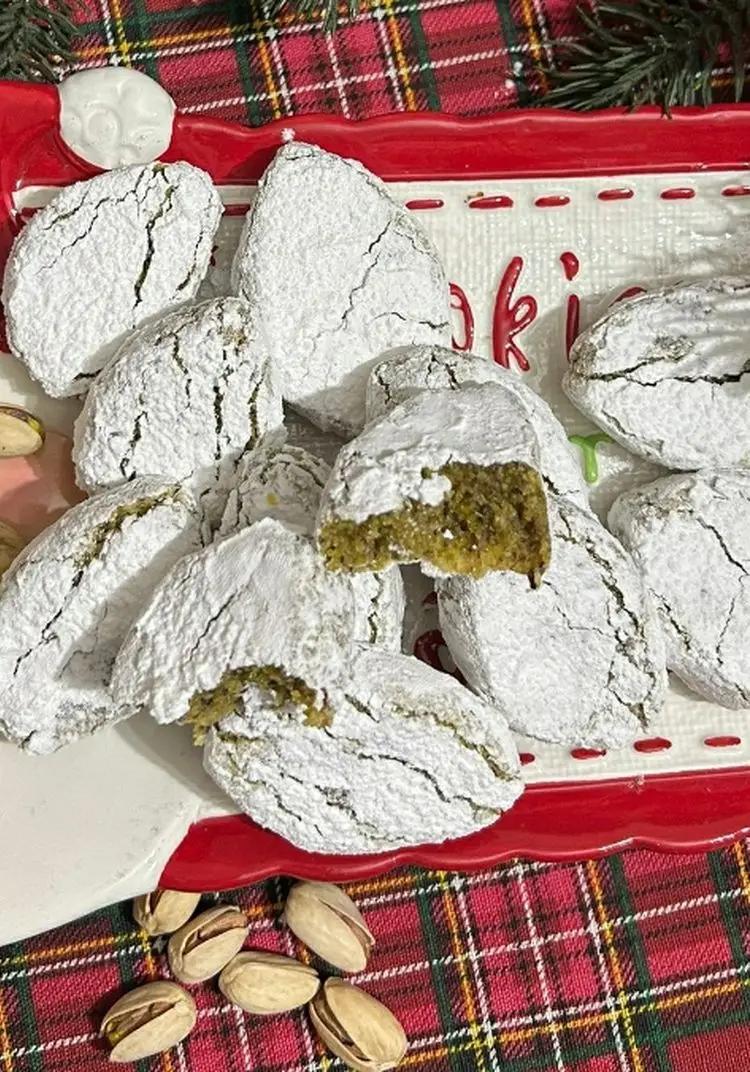 Ricetta Ricciarelli al pistacchio #NataleAltaCucina di simoneantonella54