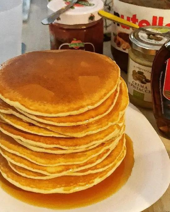 Ricetta Pancakes con sciroppo d'acero di francescacass