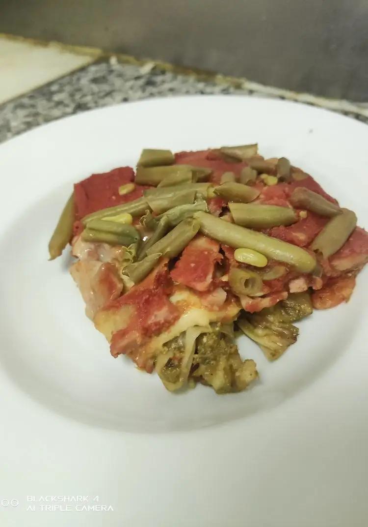 Ricetta Lasagna mortadella e fagiolini di vincenzo387