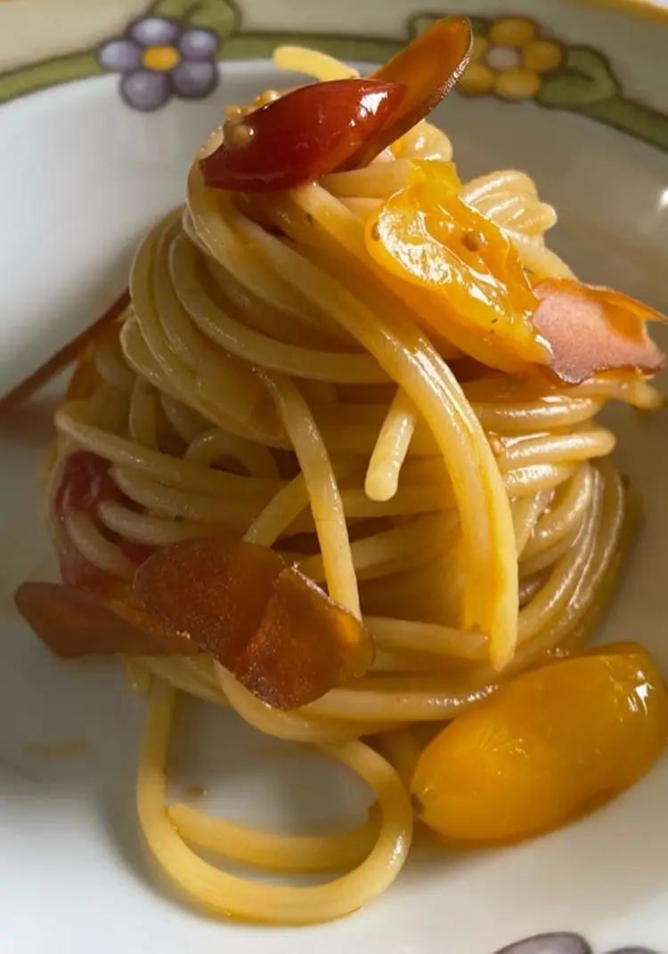 Ricetta Spaghetti pomodorini e bottarga di muggine di marco.cauli