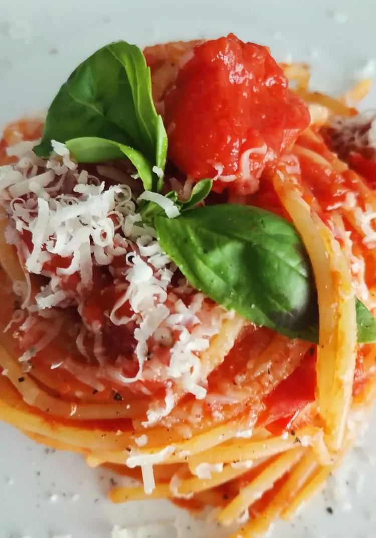 Ricetta Spaghetti al pomodoro di datterino rosso di ida340