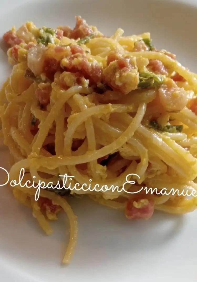 Ricetta Carbonara ASPARAGI e Guanciale di DolcipasticciconEma