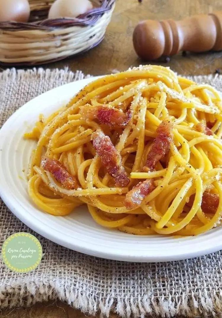 Ricetta Spaghettoni alla carbonara di rosyraso