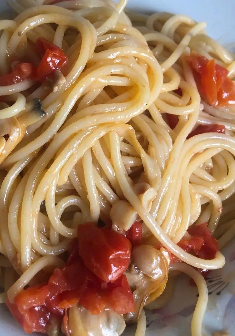 Ricetta Spaghetti con le vongole di lafrappyfacose