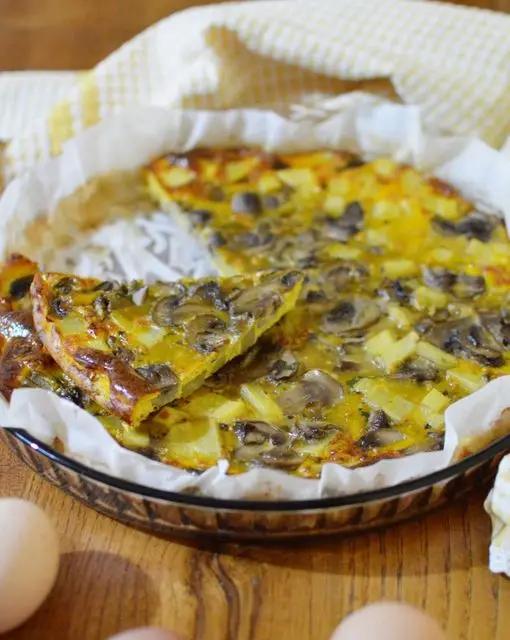 Ricetta Frittata al forno: patate e champignon di Tiramisù_Il_Morale