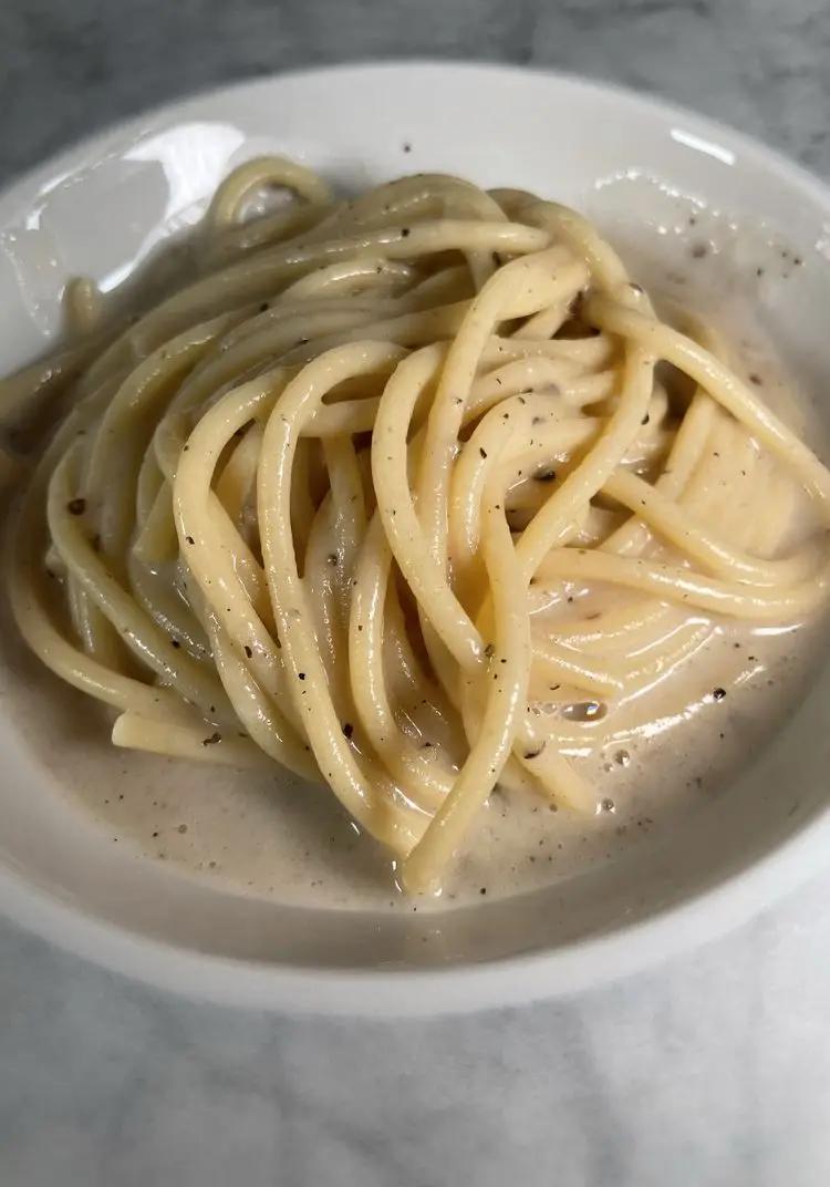 Ricetta Spaghettone Cacio e pepe di ciakfoodporn