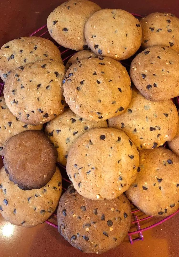 Ricetta Chocolate chip and hazelnut cookies. di cate.berga