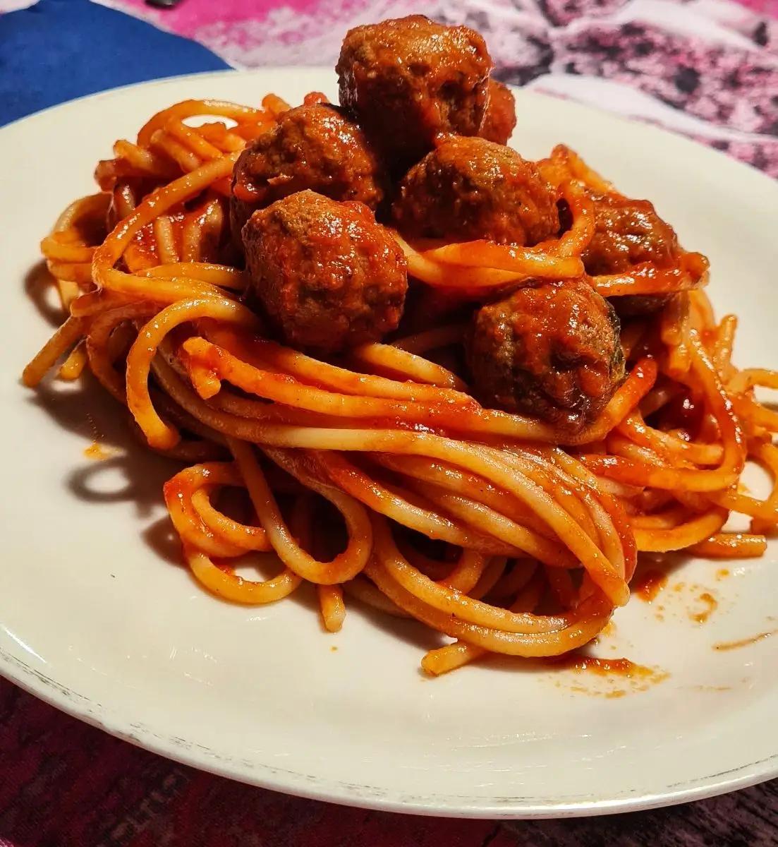 Ricetta Spaghetti con sugo dì polpetta di carne di Steve81