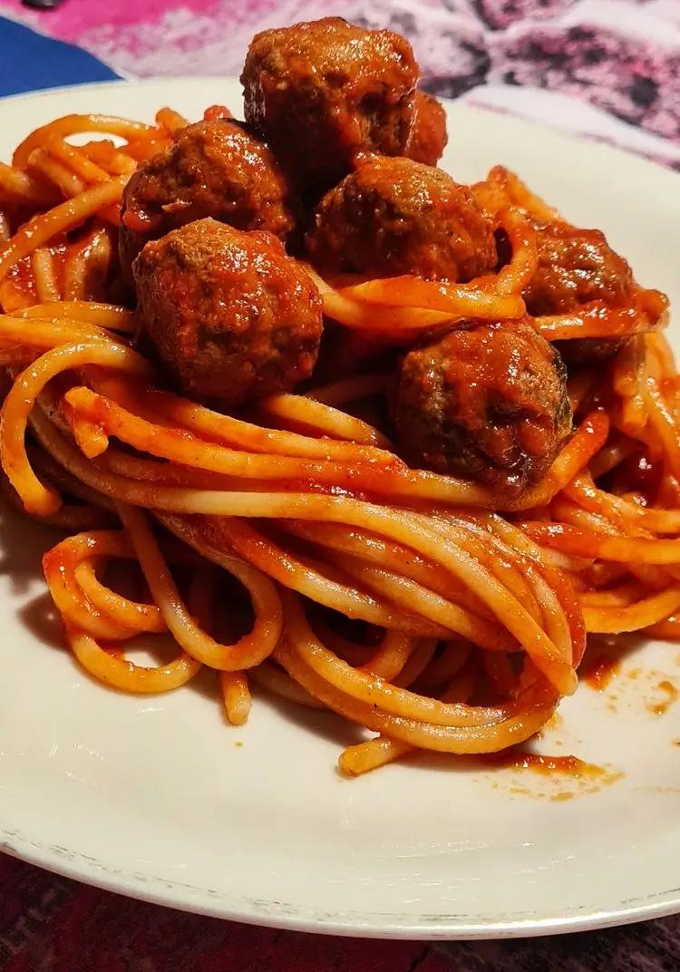 Ricetta Spaghetti con sugo dì polpetta di carne di Steve81