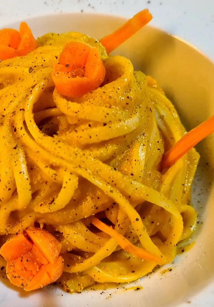 Ricetta Linguine al pesto di carote. di chef_carlo
