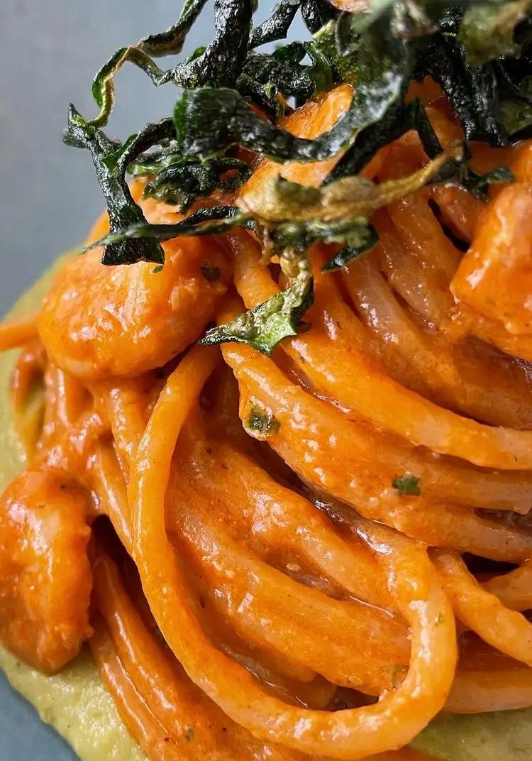 Ricetta Spaghettoni gamberetti e zucchine di lomagnafoodblog