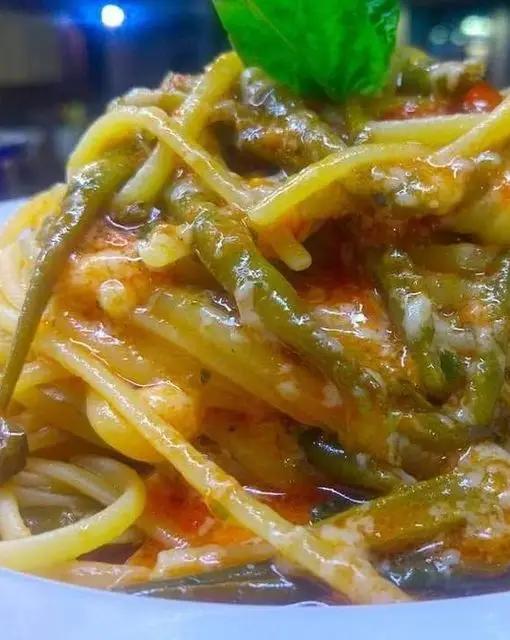 Ricetta Bavette in salsa di pomodorini freschi, fagiolini, pecorino, aglio e basilico. di ChefAntonioBorrelli