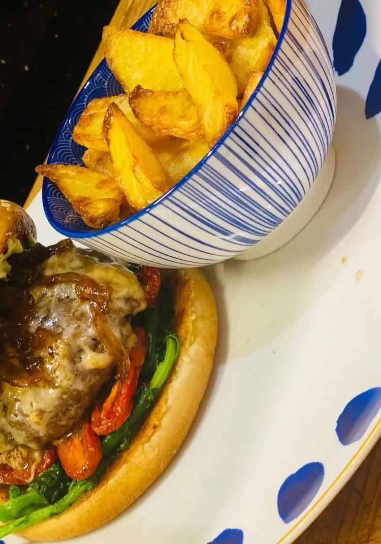 Ricetta Hamburger all’italiana con patate croccanti di lucia.pavanastolfo