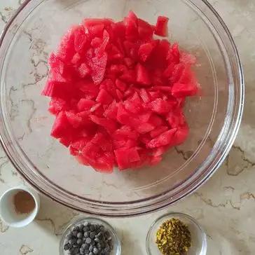 Passaggio 1 della ricetta Gelo all' anguria 🍉