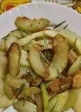 Immagine del passaggio 4 della ricetta Zucchina spinosa aglio, olio, peperoncino e rosmarino