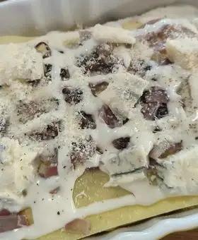 Immagine del passaggio 9 della ricetta Lasagna radicchio noci e gorgonzola