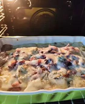 Immagine del passaggio 11 della ricetta Lasagna radicchio noci e gorgonzola