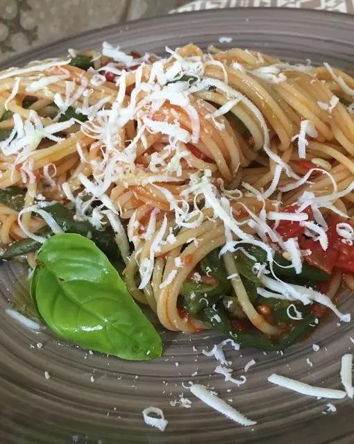 Ricetta Spaghetti con fagiolini e cacioricotta di Papachef.italia