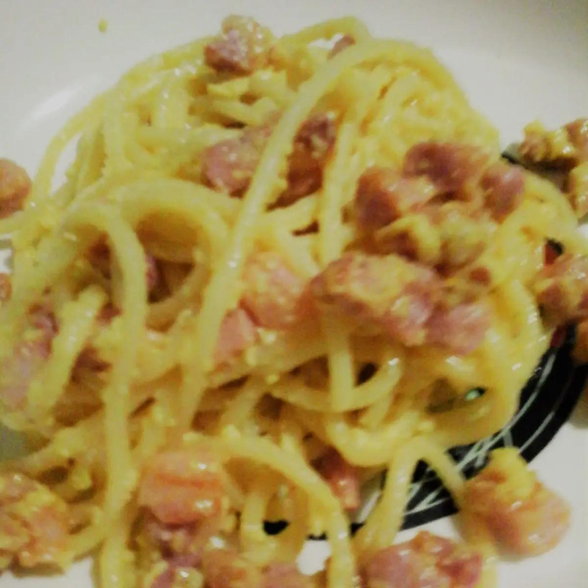 Ricetta Spaghetti alla carbonara my version di lorichef