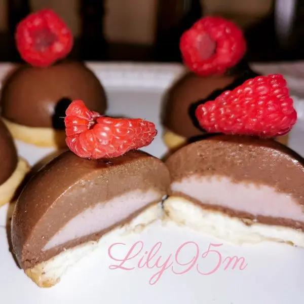 Ricetta Mini cheesecake Choco-Raspberry di lily95m