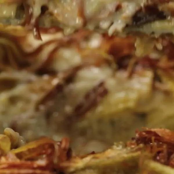 Ricetta Lasagna cacio e pepe con carciofi fritti di altacucina