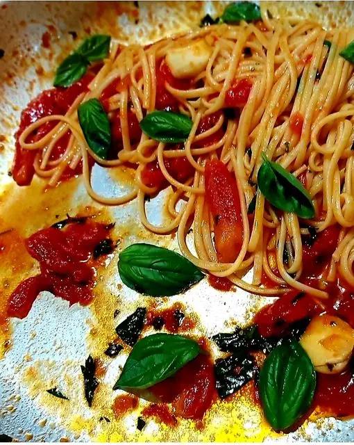 Ricetta Linguine con pomodorini freschi. di Zio_Canuzzo